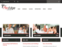 Tablet Screenshot of newedgemartialarts.com